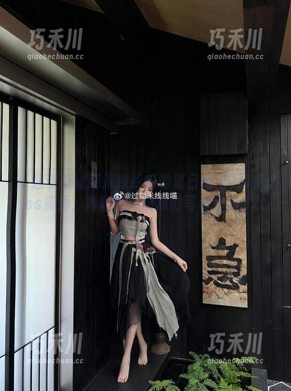 一起享受过期米线线喵的夏日限定–吊床cos资源，青春气息满满的写真作品.txt